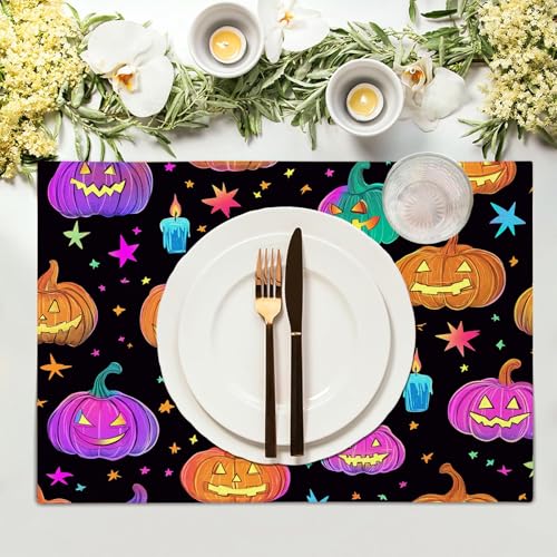 Set de table Halloween réutilisable pour protéger et décorer la table sans stress - 4