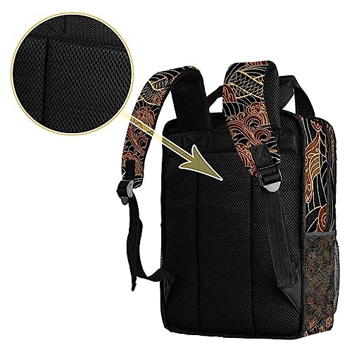 Sac à dos oriental traditionnel filles multicolore 35cm avec bretelles réglables