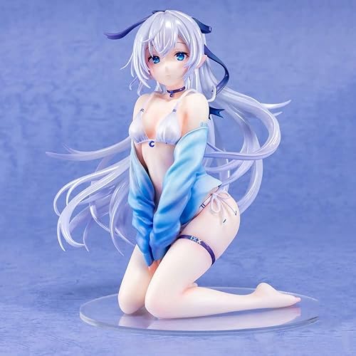 DIGDEM Hermosa niña arrodillada Kawaii Anime Figura linda chica ropa interior desmontable juego de dibujos animados Anime personaje muñeca PVC