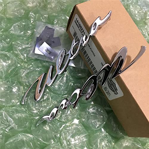 Image of Front Fender Emblem Medallion Nameplate Script Compatible for Harley Davidson Electra Glide Ultra Flhtcu 14100231