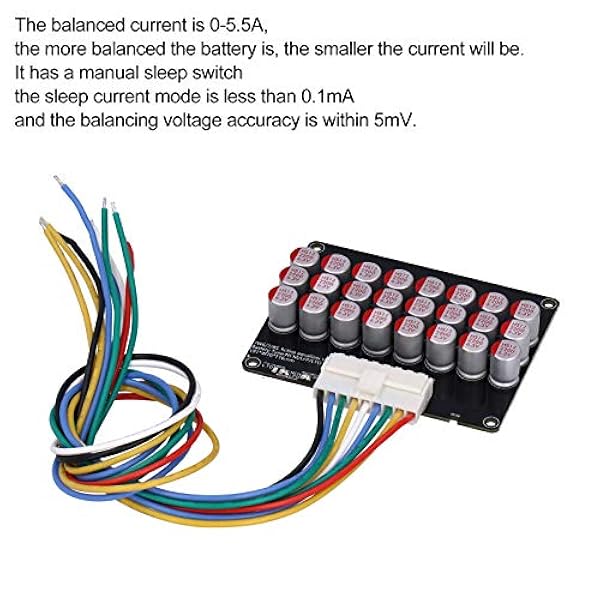 Bilanciatore di Batteria Bilanciatore 3s‑8 con Batteria al Litio Adatto per Litio Ternario, Ferro Litio, Litio Titanato
