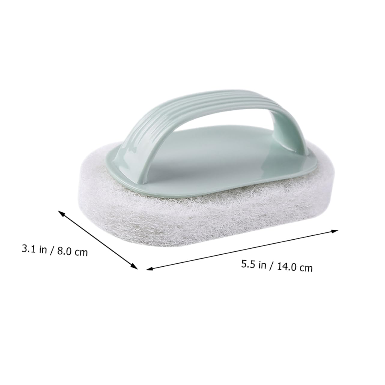 Baluue 8piezas Esponja Limpiadora De Cocina Mango Cepillo De y Desincrustante para Fregar Azulejos y Superficies Pastel