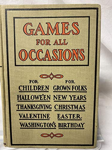 Games for All Occasions 1437828639 Book Cover