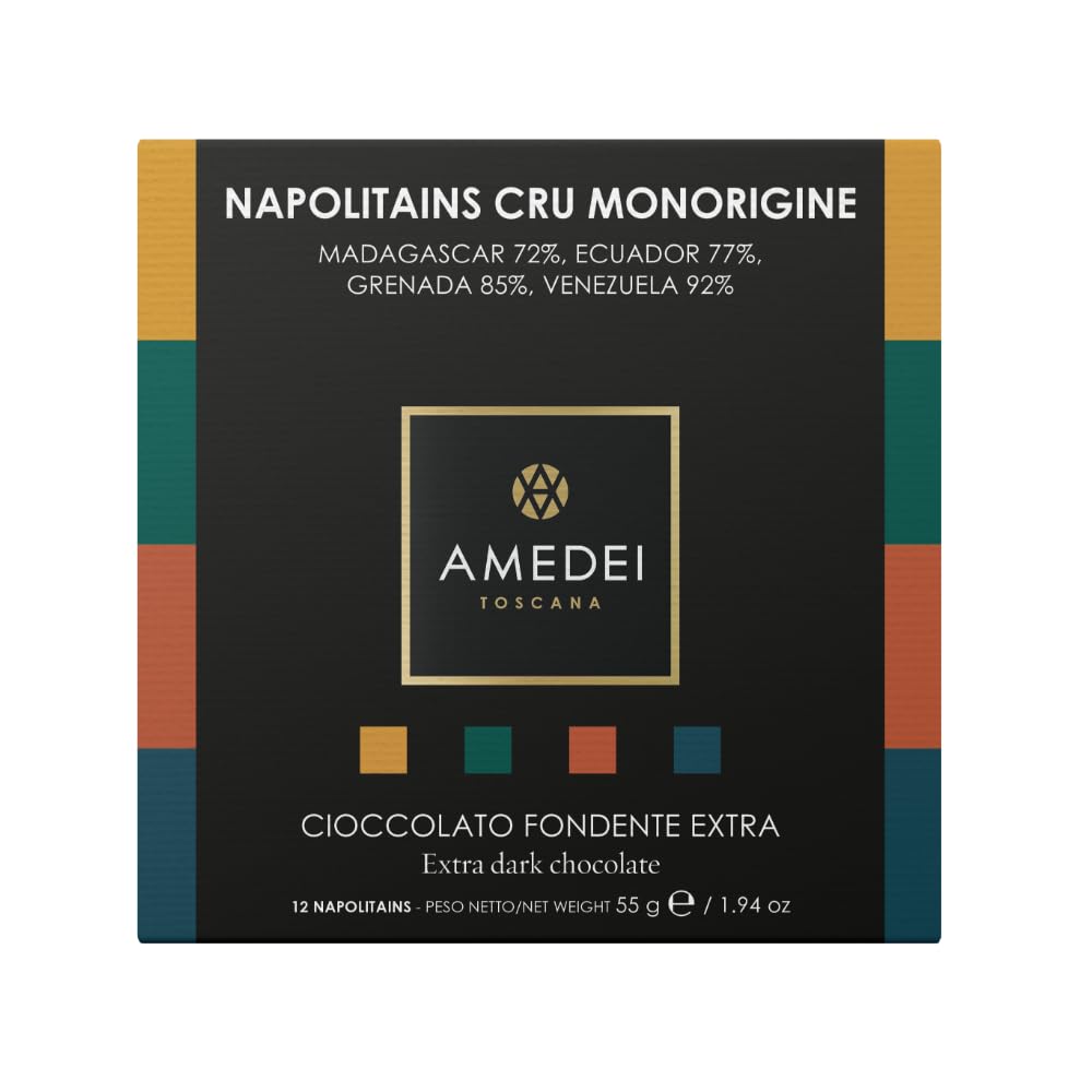 Amedei Selezioni - 12 Napolitains Extra Dark Chocolate 70% - Cru