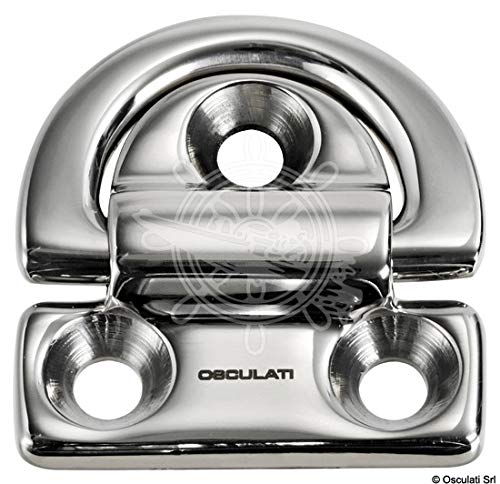 Osculati Pad Eye 46X46 Mm Anello 6 Mm
