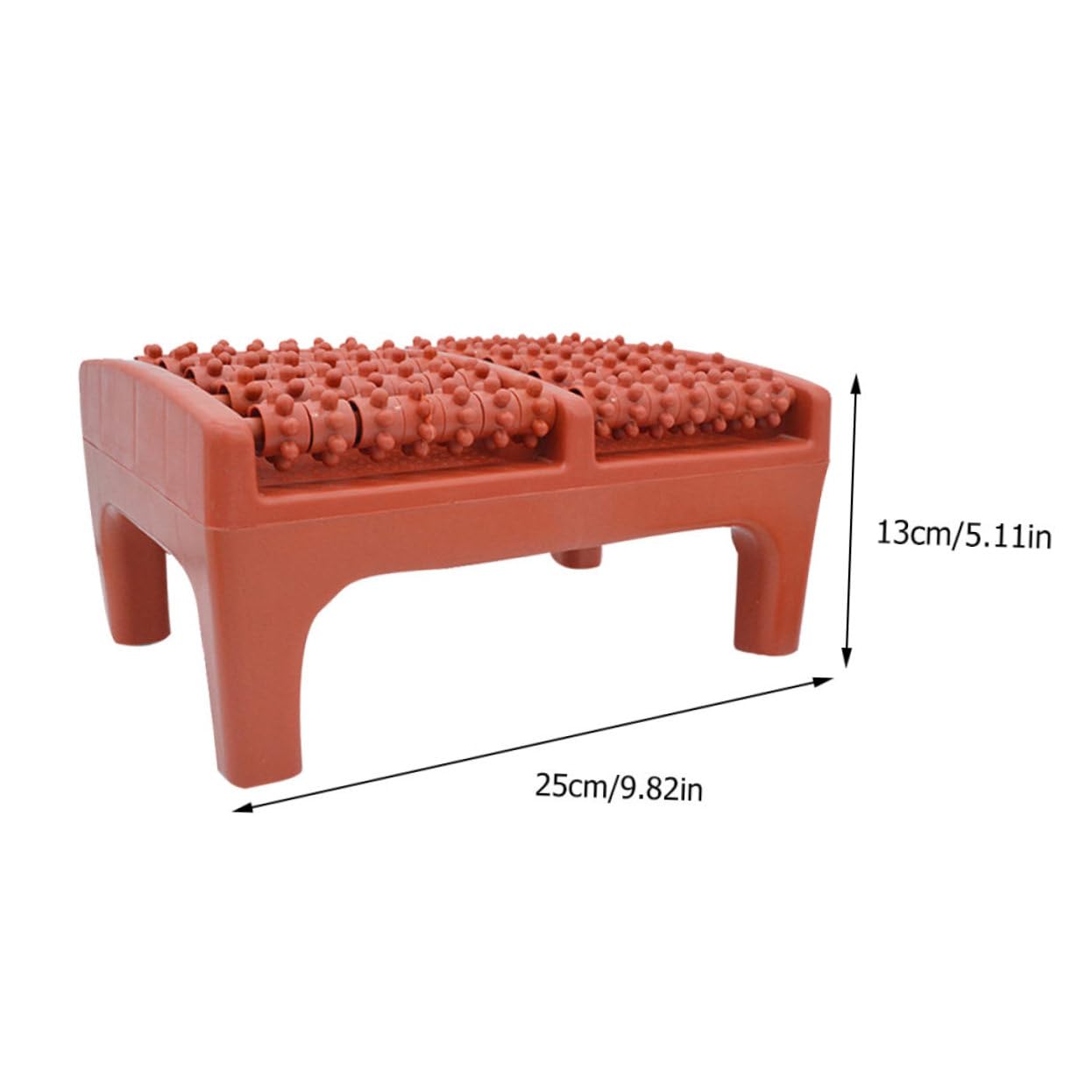 2 Stück Fußmassageroller mit Ergonomischem Design Praktischer Massagehocker für Fußreflexzonen Fördert die Durchblutung und Lindert Muskelverspannungen für Zuhause