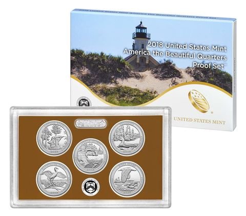 2018 S National Park Quarters 2018 National Park Quarter Proofs 5 Deep Cameo S Minted America the Beautiful Quarters 2018 Proof Set Proofs