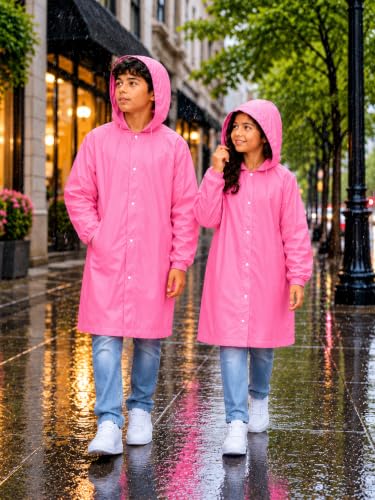 Image of Premium Kids Waterproof Raincoat | Full Coverage Hooded Rain Wear for Boys & Girls | Rainwear |