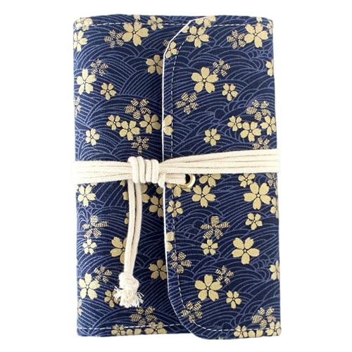 Carnet de composition A6 tissu haut de gamme style cerisier japonais