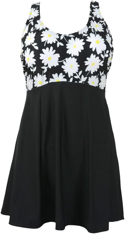 Women's One Piece, Chrysanthemum Printing, Size XXXX-Large(US Size:24W)