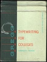 Gregg Typewriting for Colleges Complete Course 0070381992 Book Cover