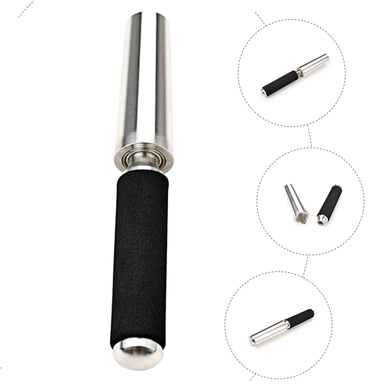 Strumento di Riparazione Ammaccature in Metallo per Saxofono e Tromba | Manico Confortevole, Design Professionale, Finitura Argento, Uso Manutenzione per Tromba e Corno