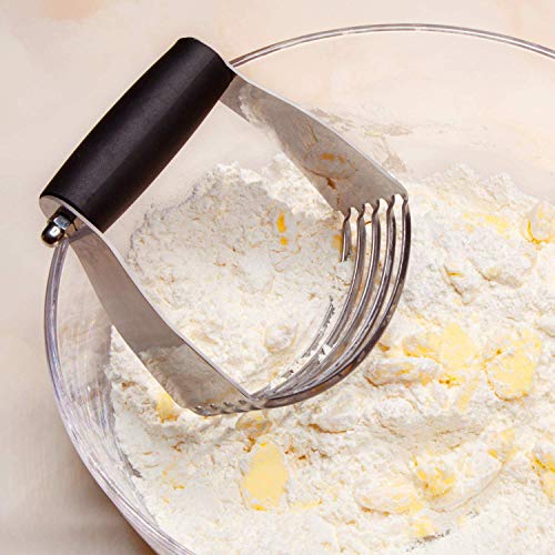 Dough Blender & Bench Scraper/Chopper，Stainless Steel Kitchen Tool，Set Of 3 Pack #TOP5