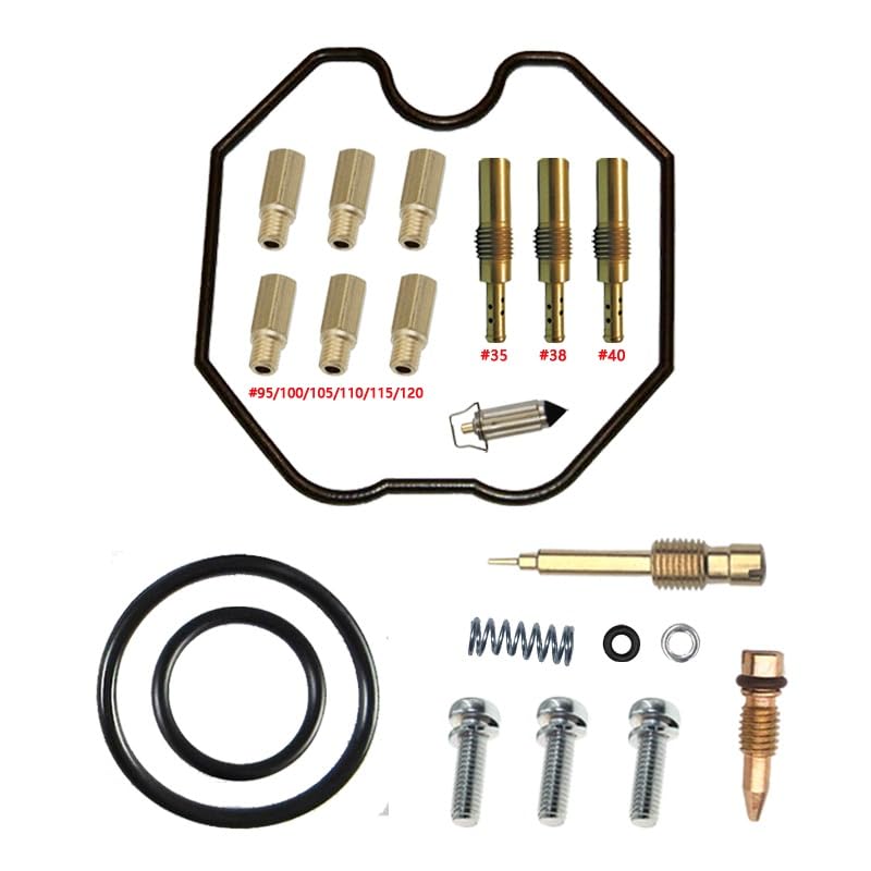 Kit carburateur XR200R avec gicleurs laiton et joints nitrile étanches