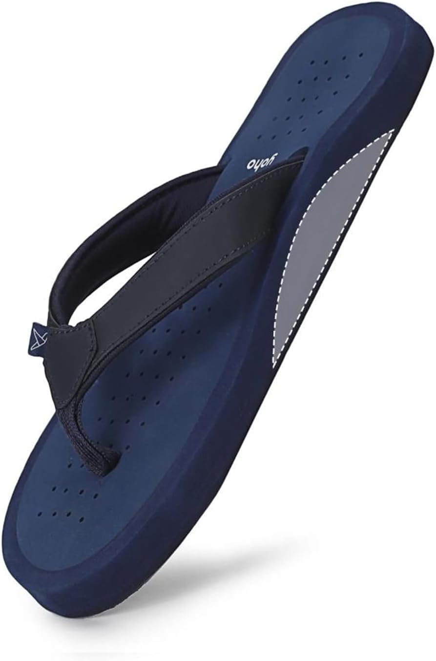 ArchFlex orthopedic slippers for men | Arch support for pain relief | Soft, Anti-Skid, lightweight | comfortable padded straps flip flops for Everyday