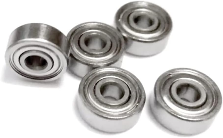 10PCS/2PCS Stainless Steel Bearing SMR84 4 * 8 * 3,SMR83 3 * 8 * 3,SMR74 4 * 7 * 2.5,SMR63 3 * 6 * 2.5,SMR62 2 * 6 * 2.5,SMR52 2 * 5 * 2.5mm (Color : 2pcs, S(2pcs,SMR85ZZ 5x8x2.5mm)