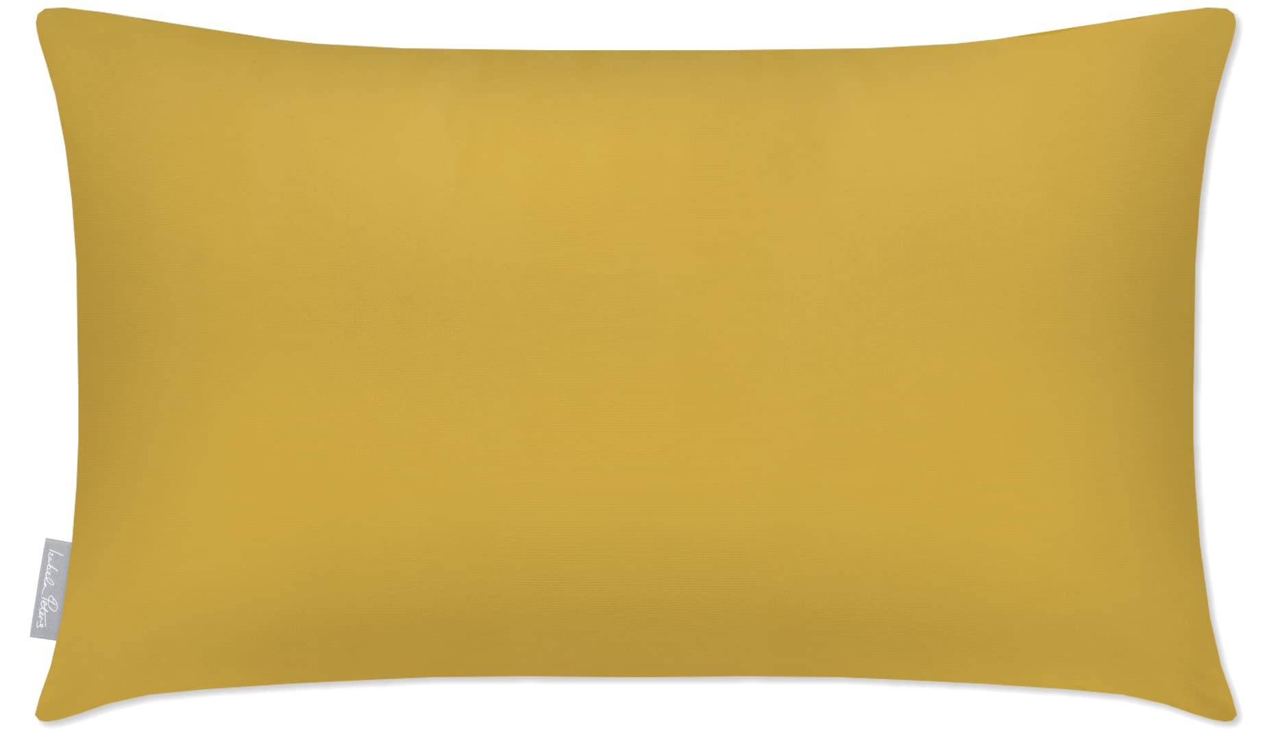 Izabela Peters Outdoor Cushions Waterproof, 60 x 40 cm, Filled Outdoor Cushion, Mustard, Garden Furniture Cushions, Outdoor Seat Cushions, Garden Chair Cushions