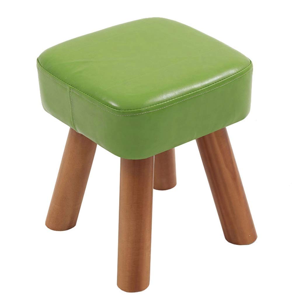 Repose-pieds rembourré pour coiffeuse et salon moderne en bois