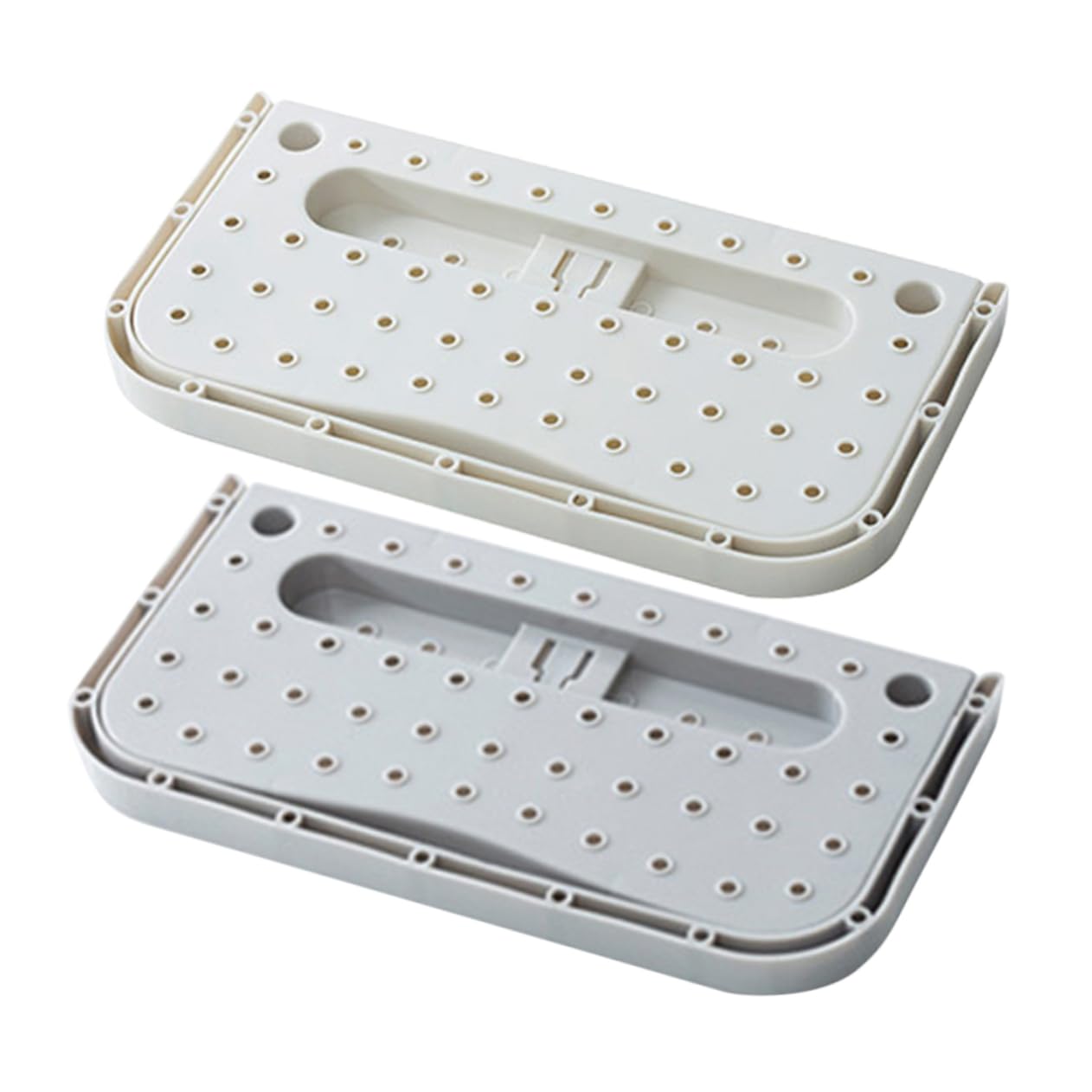 STOBAZA 2pcs Wall Shoe Holder - Foldable No-Drill Suction Cup Slipper Holder Multi-Functional Hanging Storage Organizer for Door Mudroom Living Room