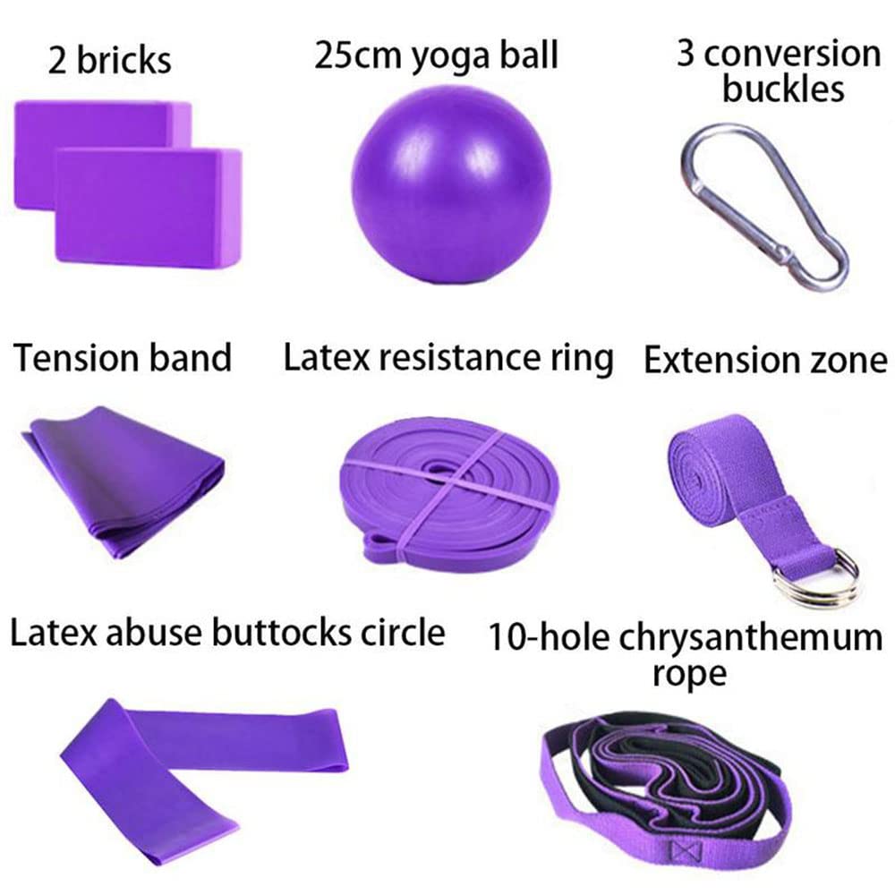 11Sztuk Outdoor Yoga Brick Eva Block Set Pilates Zestaw Pasów Fitness Do ćwiczeń Treningowych Blok Treningowy Cegła Stretching Yoga Bolster