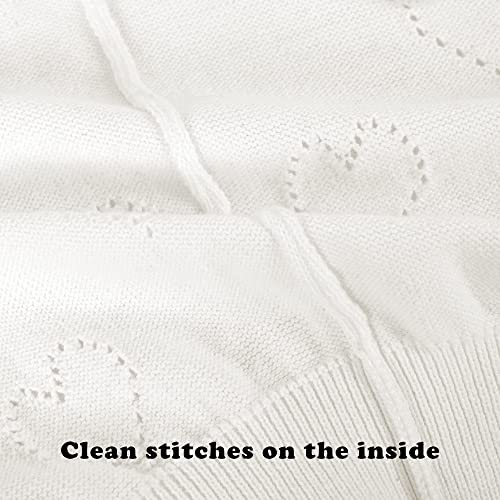 Boboyoyo Girls Cardigans 100% Cotton Kids Heart Cardigan Sweater Long Sleeve Toddler Girl Soft Knit Cardigan #TOP3