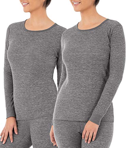 Image of Fruit of The Loom Womens Micro Waffle Premium Thermal Underwear Tee Shirt