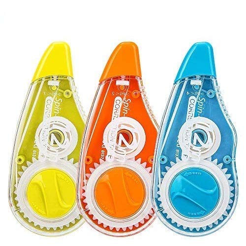 DSR Correction Tape Set of 3 Pcs of 5 mm x 12 mtr Length Each Amazon