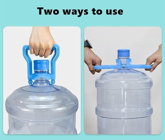 Image of 1 Pcs Water Carry Bottled Water Pail Bucket Handle Water Upset Bottled Water Handle Pail Buckets Lifter (20L Bottle Lifter) Water Bottle Handle 20 Liter, Plastic, Multicolor-A