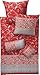 Produktbild Bassetti Bettwäsche Lilith Feinsatin rot Größe 1x 135x200 cm + 1x 80x80 cm