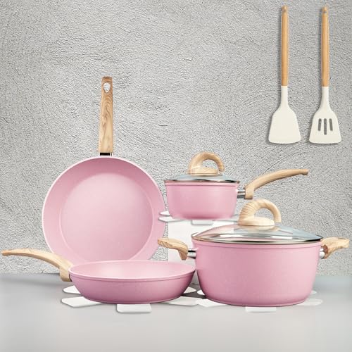 50% Off 12-Piece Ceramic Non-Stick Cookware Set - $39.99