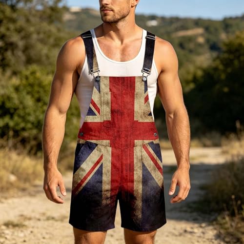 Mono con estampado británico para hombre original y de diseño moderno 3