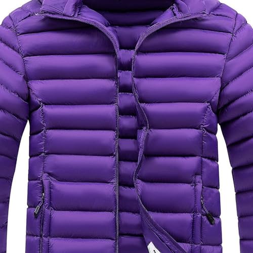 Maiyifu-GJ Men's Hooded Warm Winter Jackets Waterproof Snow Ski Full Zipper Coats Puffer Outwears With Removable Hood3