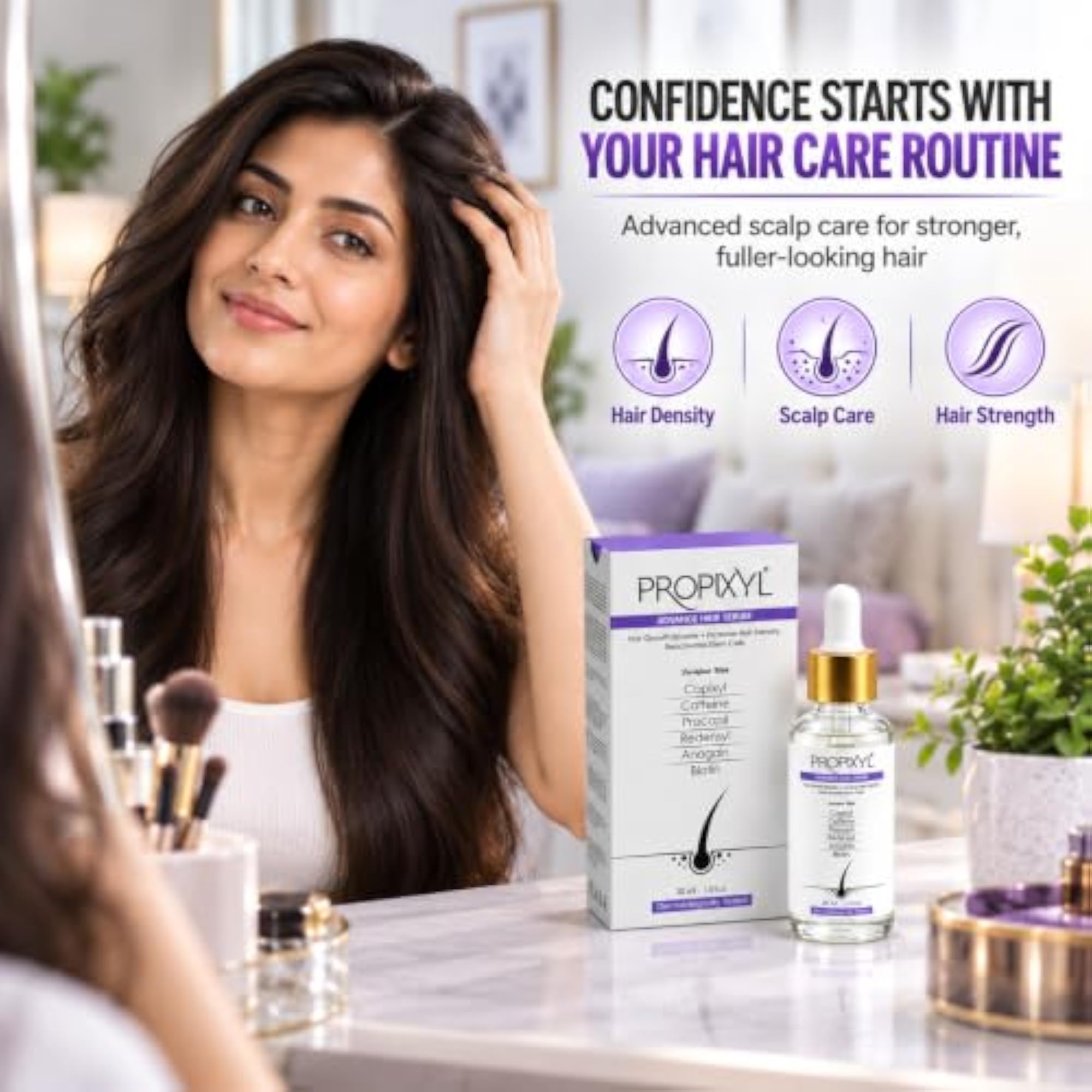Advanced Hair Growth Serum with Redensyl & Capixyl