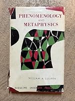 Phenomenology and Metaphysics B0007DSOC6 Book Cover