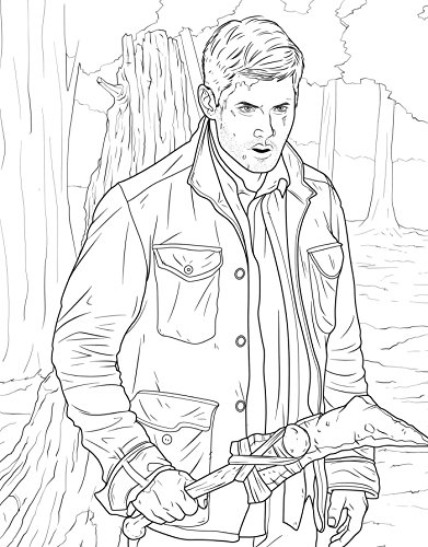 The Official Supernatural Coloring Book: Monsters