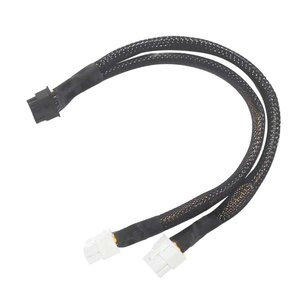 JMT 620U-TNR Server to GPU Power Cable 8P to (6+2) /8P Compatible with Supermicro Graphics Card 4090 P40 M40 M60 3080 (8P to 4090 16P,40cm)