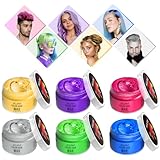 MQUPIN Temporary Hair Color Wax,Natural Hair Dye, Washable Hair Paint Wax For Party, DIY,Cosplay,Club,Masquerade, Halloween, Date