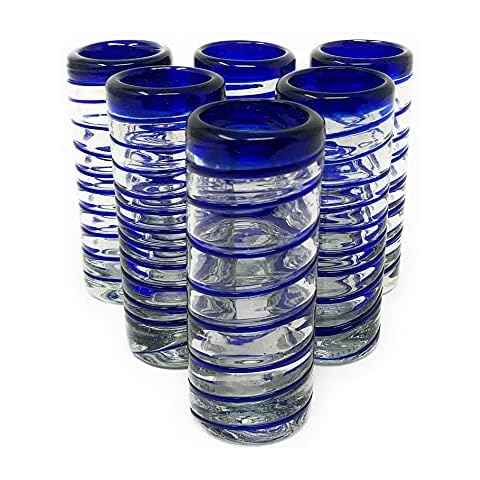 Dos Sueños Hand Blown Mexican Tequila Shot Glasses – Set of 6 Cover