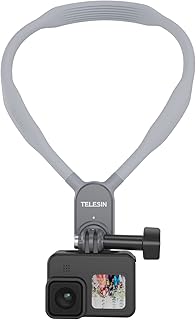 AFAITH Neck Mount for GoPro, First Person POV Vlog Video Flexible Magnetic BendableSelfie Neck Holder Stand for GoPro Hero 11/10/9/8/7/6 Black OSMO Action, Xiaoyi 4K and Most Action Cameras