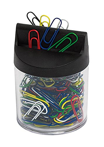 Wedo 2705199 - Dispensador de clips (con imán, tamaño redondo,