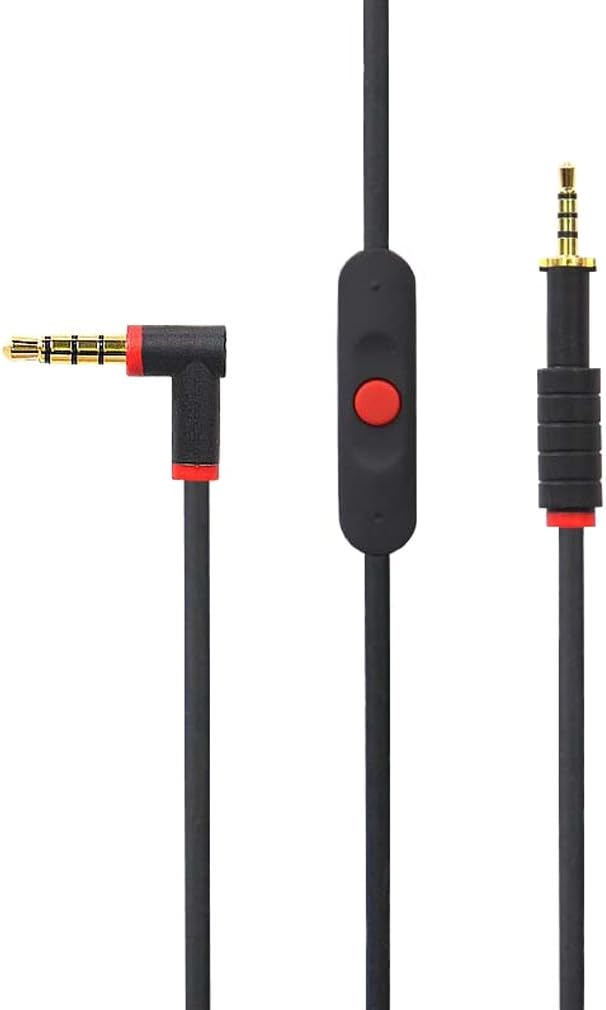 Replacement AKG K450 K451 K452 K480 Q460 Audio Cable with Control Talk 3.5mm Premium Auxiliary Audio Cord (4.3FT,Black)