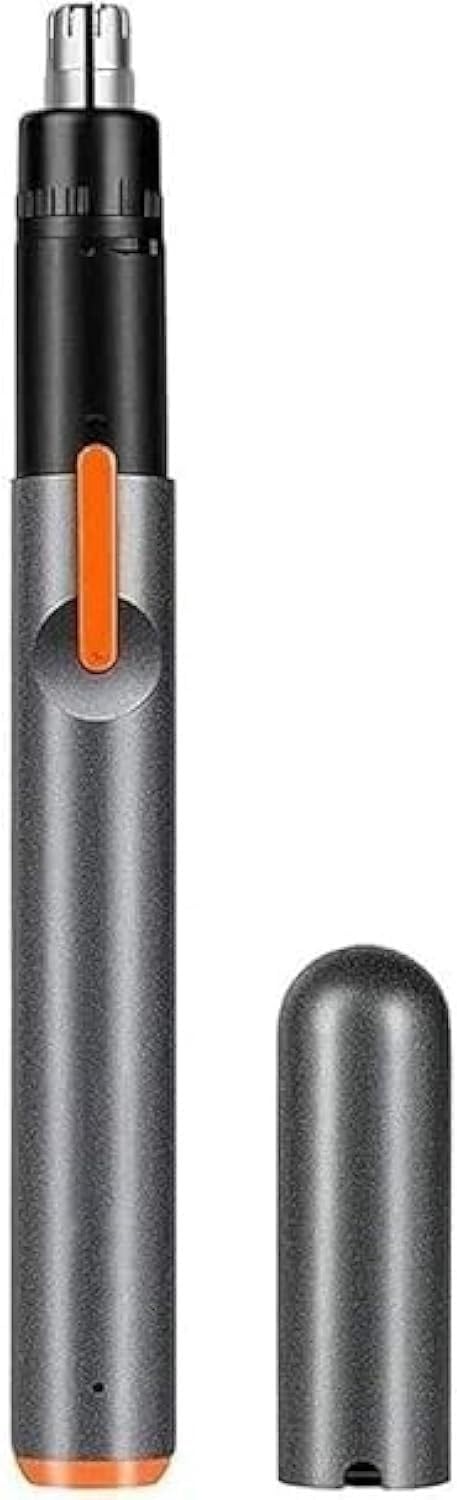 Tagliacapelli per Il Naso, Mini rifinitore Portatile Ricaricabile Tramite USB for Uomo e Donna, Lame Dual-Edge, Nero