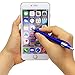 Skoloo Electronic Screen Touch Stylus,14 Pack 2 in 1 Slim Long Click Ink Stylus Ballpoint Pen For Universal Android Touch Screen Tablet Smartphone, Google Nexus, Samsung Galaxy, HTC, Multi-colored