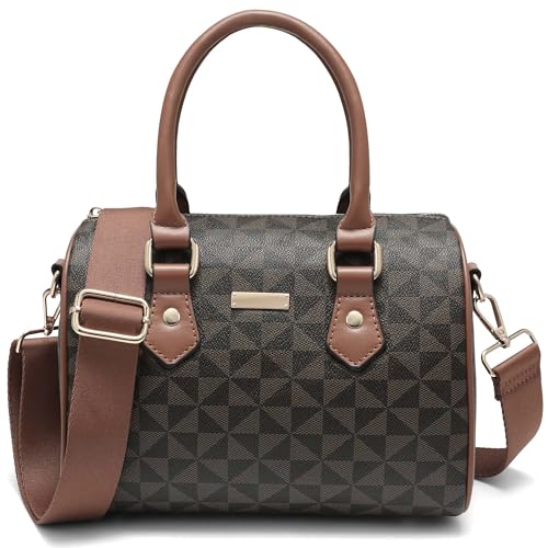 Leather Weekender Bag for Women - Lightweight Top Handle Satchel