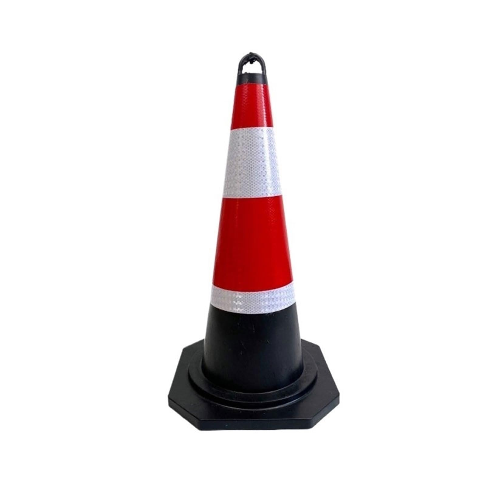 Cônes de signalisation Lot de 5 cônes sécurité routière multi-usages avec bande réfléchissante for la pratique du stationnement sur route Parking(Grand)