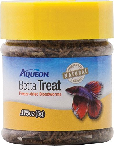 Aqueon Betta Bloodworm Treat, 0.175 oz Aqueon Betta Bloodworm Treat, 0.175 oz