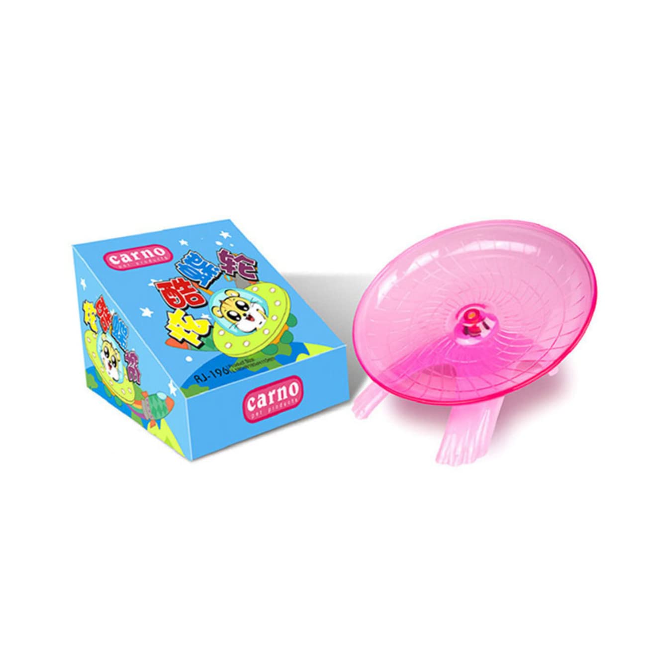 DOITOOL 3piezas Rueda De Ejercicio Silenciosa para Hámsters y Pequeñas Mascotas Disco De Correr Rosa para Ejercicio y Diversión De Animales Domésticos
