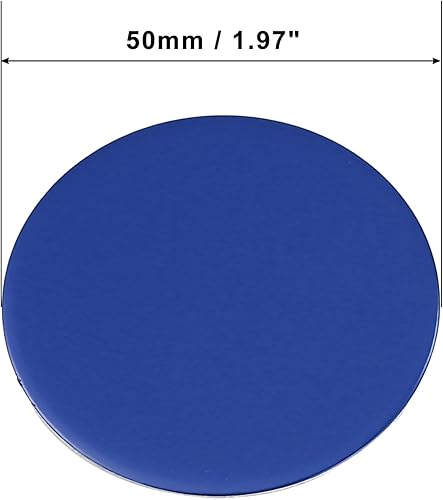 Miniatura 4 de ACROPIX Tapacubos centrales universales de 1.969 in para automóvil, emblema, color azul brillante, paquete de 4