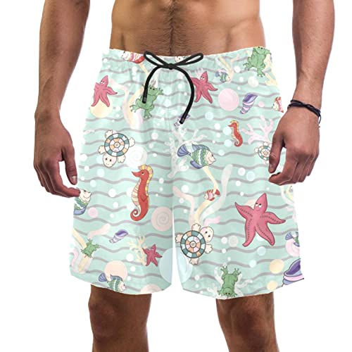 Maillots de bain de plage JDEZ avec motifs tortue pour vos vacances