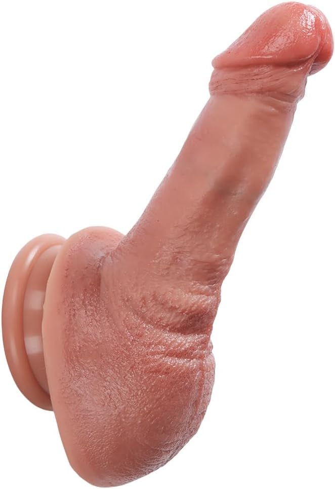4-Inch Short Small Dildo for Beginner: Non-Porous Silicone with Strong Suction Cup - Ideal Adult Penis Toy for Women Gay and Couples - Consoladores. Lossless No.11